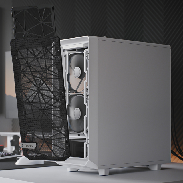 Fractal Design Meshify 2 Compact RGB White Computer Case